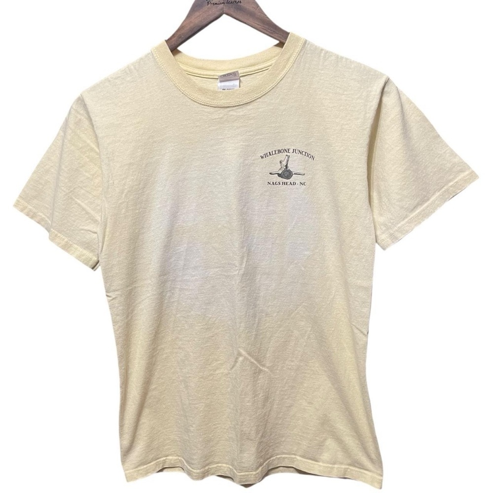 vintage 90s 2000s whale bone Junction nags head North Carolina graphic T-Shirt